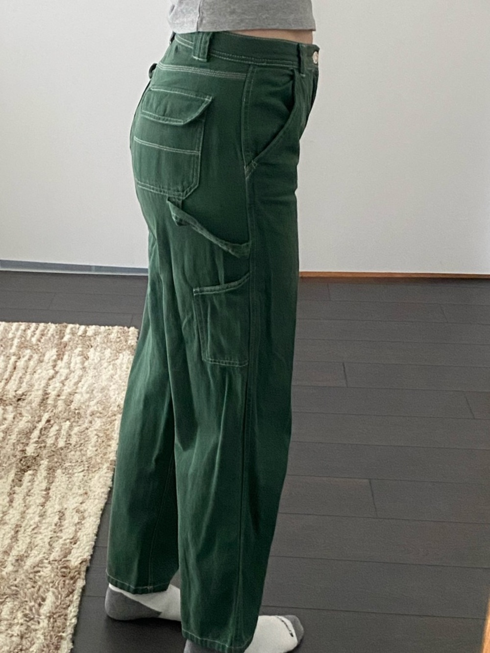 Garage Green Carpenter Pants - Picture 4 of 4